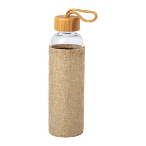 Bottiglia d'Acqua Ecologica in Vetro Korpok, Gadget per Bevande Sostenibile - Product Image 1