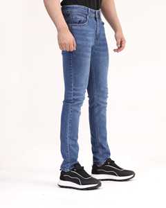 Regular Fit Formal Solid Fashion Denim Straight Long Pant <b>for</b> Men Mid Blue Denim <b>Jeans</b> Slim Fit Stretch Straight Fit <b>Jeans</b> - Product Image 4