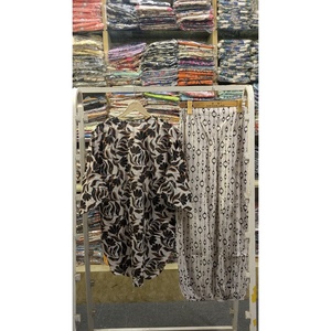 Women's Printed <b>2</b> PCS Suit Set with <b>Balloon</b> Pants for Daily Wear & Special Occasions Available in Various Colors - Product Image 2