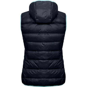 Gilet matelassé en toile décontracté d'hiver pour hommes, couleur unie, respirant, épais, fermeture éclair, vêtements d'extérieur, gilets matelassés pour hommes - Product Image 2