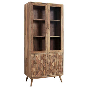 Dimont ไม้อะคาเซียแข็งกรณีแสดงสินค้าดีไซน์ทันสมัยทำมือหัตถกรรมตู้เก็บของสำหรับห้องนั่งเล่นโรงแรมห้องนอนโรงพยาบาล - Product Image 3