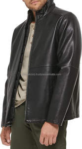 100% Original Boomletcorp Veste en cuir surdimensionnée pour homme Coupe-vent et séchage rapide avec toile pour homme - Product Image 4