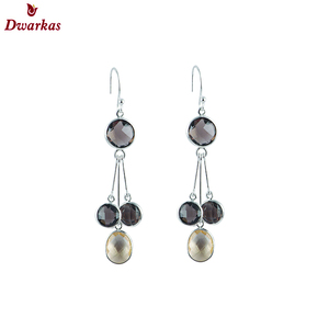 Pendientes colgantes de gota de Luna arcoíris de Plata de Ley 925 para mujer, joyería fina étnica clásica etérea, aro de moda de diamantes - Product Image 2