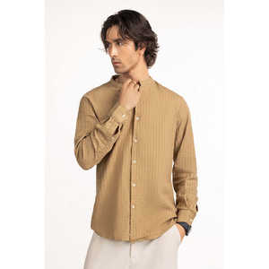 Chemises décontractées pour hommes 97% coton 3% élasthanne Tissu popeline Respirant et infroissable Coupe classique Teint uni - Product Image 6