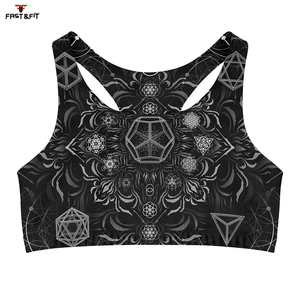 สปอร์ตบราเล่นโยคะสำหรับผู้หญิงเสื้อครอปไซส์พิเศษ - Product Image 5