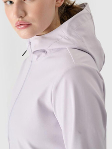 แจ็กเก็ตซอฟต์เชลล์สำหรับผู้หญิงบุขนแกะกันสภาพอากาศสำหรับผู้หญิงเสื้อแจ็คเก็ตมีซิปสำหรับเดินป่าตั้งแคมป์เดินป่า - Product Image 3