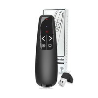 Presentador Inalámbrico 2 en 1 USB y Tipo C de 2.4GHz para Presentaciones de PowerPoint, Control Remoto con Clic