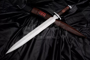 Hermoso cuchillo hecho a mano personalizado Funda de cuero espada de juguete regalo Ideal - Product Image 2