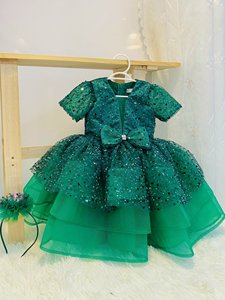 TOP SELLER Party <strong>Dress</strong> <strong>for</strong> Girl <strong>Pageant</strong> Birthday Party <strong>Dress</strong> Designed With Multi-layered Sequin Fabric Support ODM/OEM - Product Image 2