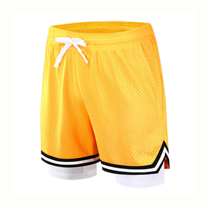 Short en maille imprimé par sublimation pour hommes de haute qualité OEM Short en maille double couche 100% polyester épais et épais pour l'été Vente en gros - Product Image 3