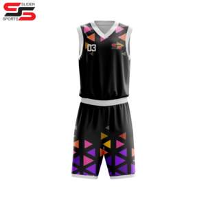 New Basketball Wear for Men Best Basketball Uniforms Full Kit Design Sublimation Custom Basketball Jersey Set - Product Image 1