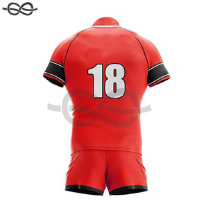 Precio al por mayor Uniforme de rugby personalizado Producto más vendido 100% Poliéster Uniforme de rugby Ropa deportiva por encargo - Product Image 2