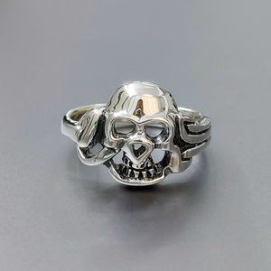 Trendy 4.1 Grams <b>Plain</b> <b>Silver</b> <b>Ring</b> Resizable Geometric Inlay Stylish Modern Religious Classic Style 6mm Plated Perfect Gift - Product Image 1