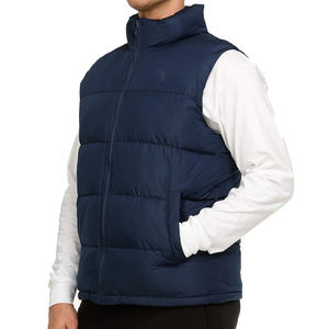 เสื้อกั๊กพัฟเฟอร์ผู้ชายคุณภาพสูงสำหรับฤดูหนาว แบบลำลอง คอตั้ง กลับด้านได้ ไซส์ใหญ่ ระบายอากาศได้ดี ผลิตในปากีสถาน - Product Image 1