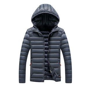 Customize Color Men's Woolen Puffer Jackets <b>Waterproof</b> <b>Winter</b> <b>Coats</b> with Custom Labels Wholesale Outdoor Bomber Jackets - Product Image 4