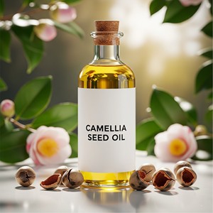 Venta al por mayor de aceite de semilla de Camellia Japonica, proveedor de aceite de semilla de té a granel, crema hidratante para la piel de grado cosmético - Product Image 5