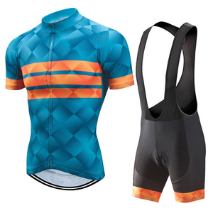 Conjunto de Jersey y Pantalones Cortos de Ciclismo Personalizados para Hombre, Transpirables, Ligeros, de Talla Grande, Uniformes de Ciclismo al por Mayor - Product Image 1