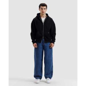 Sweat à capuche respirant avec fermeture éclair en tissu tricoté pour la saison d'automne - Product Image 3