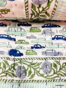 Edredón Reversible de Algodón Puro Lavado a Mano con Estampado de Bloque de Mano para Bebé, Ropa de Cama de Invierno al Mejor Precio Al por Mayor - Product Image 5