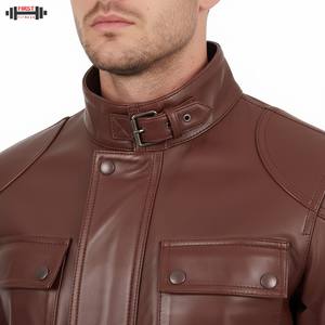 Chaqueta de Cuero de Pana Borgoña para Mujer 2025, Cómoda, Talla Personalizada, Impermeable, Resistente al Viento, Talla Grande, Logotipo Personalizado - Product Image 5