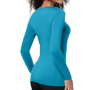 Wholesale Medical <b>Scrub</b> <b>Tops</b> for Women Breathable Durable Custom Logo Available Elegant Fit Women <b>Scrub</b> Shirt - Product Image 6