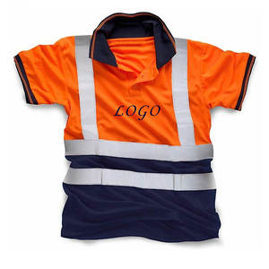 Polos de Trabajo de Seguridad Reflectantes Unisex 100% Poliéster, Tela Impermeable y Transpirable, Alta Visibilidad, Antibacterianos, Económicos - Product Image 5