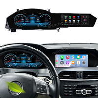 Pantalla Digital Panorámica Dual de 12.3 Pulgadas para el Panel de Instrumentos de Mercedes-Benz Clase C W204, Actualización de la Pantalla del Tablero de Instrumentos LCD