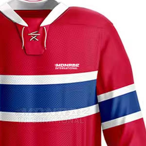 ชุดกีฬาฮ็อกกี้น้ำแข็งชุดออกกำลังกายดีไซน์ยอดนิยมชุดฮ็อกกี้น้ำแข็งน้ำหนักเบาผลิตในปากีสถาน - Product Image 4