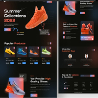 Solution de développement de logiciels e-commerce et d'applications mobiles InnoJS Dynamic Shoe avec version Internet et statut des stocks pour le support