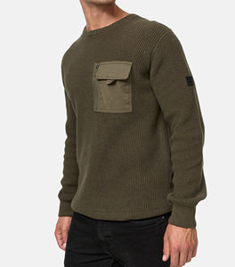 OEM/ODM Sweat-shirt à col rond en pur coton épais Sweat-shirt décontracté à manches longues avec logo brodé personnalisé Sweat-shirt - Product Image 6