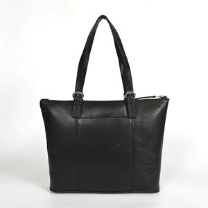 Women's Stylish Casual PU Leather Tote <b>Bag</b> Zippered Pockets Adjustable Straps <b>Large</b> Capacity Shopping Handbag Durable - Product Image 3