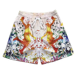 Pantalones cortos de playa de verano informales con cordón y estampado gráfico Lightning, pantalones cortos con estampado personalizado para hombre - Product Image 2