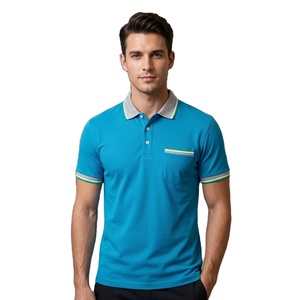 เสื้อโปโลผู้ชายสั่งทำขายส่ง ผู้ผลิต OEM ผู้จัดจำหน่าย เสื้อโปโลผ้าฝ้ายปิเก้ แบรนด์ส่วนตัว ผลิตจำนวนมาก - Product Image 1