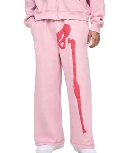 Sweats à capuche zippés délavés à l'acide personnalisés Survêtements à patchwork épais Logo brodé évasé - Product Image 4