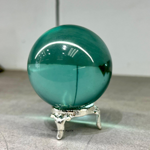 Wholesale Rare Blue Aqua Obsidian Sphere Polished Carved Crystal Ball Love-Theme Feng Shui <b>Home</b> Decoration Stone Souvenir - Product Image 3