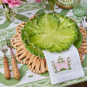 Attractive Look High Quality Wholesaler <b>Hand</b> Braided Water Hyacinth Flower Shaped Placemats - Product Image 4