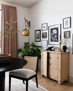 Chaise de salle à manger intérieure au design moderne de haute qualité en bois massif de teck noir pour la maison Villas Appartements Hôtels Ateliers - Product Image 5