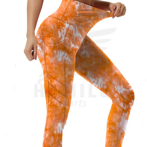Customized Quick Dry Women's Fitness <b>Leggings</b> Stretchable XL Pants With Seamless Print <b>Pattern</b> for Online Sale - Product Image 5
