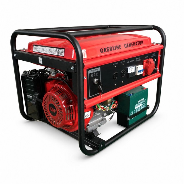 POWER VALUE ZH6500 CE 13hp Gasoline Generator Air Cooled Silent 4 Stroke 6500 5kw 220V 50/60Hz 389cc 13H Continuous