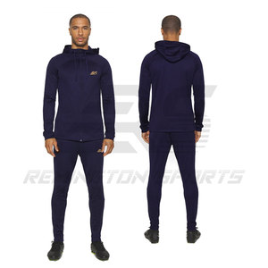 Vente chaude Hommes Survêtement Solide Couleur Survêtement Hommes 2 Pcs Ensemble Survêtement Pour Hommes - Product Image 6