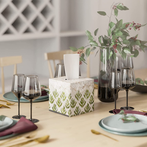 Caja de Madera para Pañuelos con Incrustaciones de Madreperla, Decoración Vintage para el Hogar, para Mesa, de Vietnam - Product Image 6