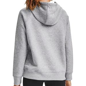 Nuevas mujeres Regular Fit Casual Sólido Vintage Lavado 100% Algodón Jersey Sudadera con capucha Manga larga OEM Sudaderas con capucha en blanco - Product Image 3