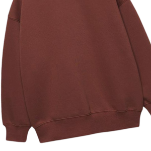 Sweat à capuche unisexe en molleton de coton épais, couleur unie, style streetwear, pour l'hiver, vente en gros - Product Image 6