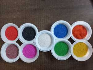 Indian Best Low Price Super Fine 0,5-1,5mm 100 Mesh 150 Mesh Color Coated Grout Relleno Aplicación de pintura Base acrílica para - Product Image 6