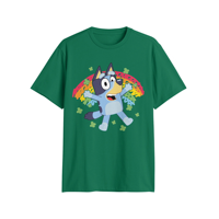 Camiseta de Manga Corta con Cuello Redondo, Talla Grande, Color Verde Oscuro Sólido, Teñida, de Poliéster/Algodón, con Diseño de Logotipo Personalizado OEM, para Hombre y Mujer, Informal