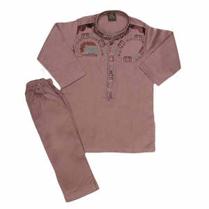 Tenues Kurta Shalwar pour nouveau-nés garçons - Bordeaux - Product Image 5