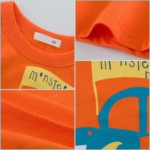 Budget amical enfant en bas âge garçon tricoté coton t-shirt personnalisé Applique Boutique vêtements été enfants garçon vêtements chemises - Product Image 4