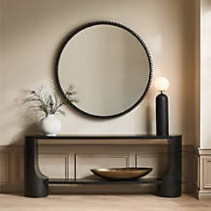 Bol décoratif ovale en aluminium antique fabriqué à la main grande pièce maîtresse de table Thompson Traders ovale décor à la maison - Product Image 4