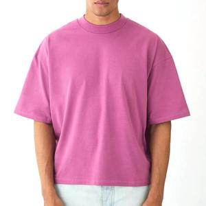 Camiseta de gran tamaño con hombros caídos y peso pesado de la mejor calidad, camiseta de gran tamaño con diseño personalizado, camiseta boxy FIT para hombre - Product Image 1