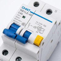 Disjoncteur différentiel Chint NB1LE-40 40A/63A 2P domestique avec protection contre les fuites, en plastique, 230V 6kA 50/60Hz DIN